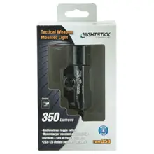 Nightstick TWM-350 Tactical Weapon Mounted 350 Lumens Cree LED Light, Black Anodized Hardcoat Aluminum