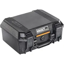PELICAN V200 VAULT MEDIUM PISTOL CASE 14"X10"X5.5" POLYMER MATTE BLACK