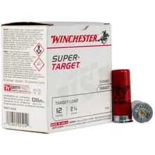 Winchester Super-Target 12 Gauge 2.75" 1 1/8 oz 1200 FPS #7 Steel Shot Ammunition - 25 Round Box
