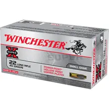 Winchester Super-X .22 LR Ammo, 40 Grain Power-Point Hollow Point, 222 Rounds, X22LRPPB