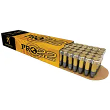Browning Pro22 22 LR Ammo, 40 Grain, Subsonic Velocity, Lead Round Nose, 100/Box