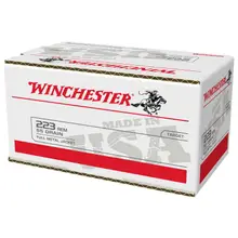 Winchester USA .223 Remington 55 Grain FMJ 200 Rounds Value Pack - W223200