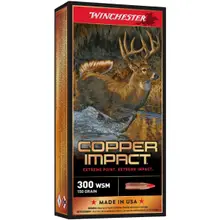 Winchester Deer Season XP Copper Impact .300 WSM 150 Grain Ammo - 20 Round Box