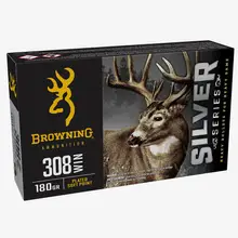BROWNING SILVER SERIES .308 WIN AMMUNITON 20 ROUNDS 180 GRAIN PSP