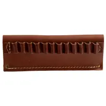 Hunter Company Leather Cartridge Belt Slide, .45 Caliber, 12rd Capacity, Chestnut Tan - 0545