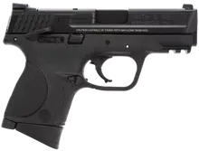 Smith & Wesson M&P Compact .40 S&W 3.5" Barrel Black Pistol with Manual Safety and Interchangeable Backstrap Grip, 10 Round - 106303
