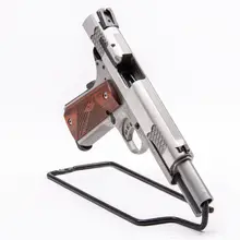 Smith & Wesson SW1911 E-Series 45 ACP, 5" Barrel, 8 Rounds, Satin Stainless Steel Frame & Slide, Laminate Wood Grip Pistol