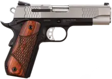 Smith & Wesson 1911 E-Series .45 ACP 4.25" Barrel 8+1 Scandium Frame Stainless Steel Slide Pistol with Laminate Wood Grip