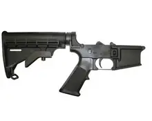 Smith & Wesson M&P15 Complete Lower Receiver 5.56x45mm NATO/ .223 Remington with Collapsible Stock, Black - 812002