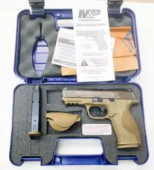 Smith & Wesson M&P 40 VTAC 209920, 4.25" Stainless Steel, Flat Dark Earth Polymer Grip, 15+1 Round Capacity