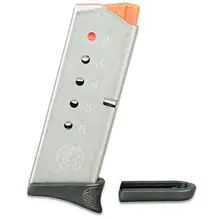 Smith & Wesson M&P Bodyguard .380 ACP 6-Round Stainless Steel Magazine with Extended Floorplate
