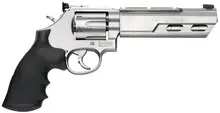 Smith & Wesson Performance Center Model 629 Competitor, .44 Magnum, 6" Weighted Stainless Steel Barrel, 6 Round, Black Hogue Rubber Grip - 170320
