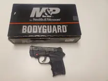 Smith & Wesson M&P Bodyguard 380 ACP 2.75" 6+1 with Crimson Trace Laser, Black Polymer Grip, and Armornite Stainless Steel Slide