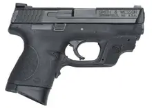 Smith & Wesson M&P40 Compact 3.5" Black 10RD with Green Crimson Trace Laserguard 10177