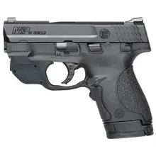 Smith & Wesson M&P 40 Shield Black Armornite Stainless Steel Pistol with Crimson Trace Laserguard, 3.1" Barrel, 6+1 & 7+1 Round Capacity