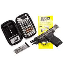 Smith & Wesson Performance Center M&P Shield M2.0 9mm, 4" Barrel, 7/8 Rounds, Black Polymer Grip, Fiber Optic Sights, No Manual Safety