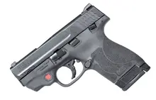 Smith & Wesson M&P Shield M2.0 9mm, 3.1" Barrel, Crimson Trace Laser, Thumb Safety, Black, 7 & 8-Round Magazines - Model 11671