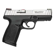 Smith & Wesson SD40 VE 40 S&W 4" Stainless Steel Pistol with Hi-Viz Sights, 10+1 Rounds, CA Compliant
