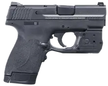 Smith & Wesson M&P Shield M2.0 40 S&W 3.1" Black Armornite Stainless Steel with Green LaserGuard Pro - 11817
