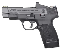 Smith & Wesson Performance Center M&P Shield M2.0, .45 ACP, 4" Optics Ready Pistol with Red Dot and Cleaning Kit - Black