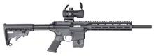 Smith & Wesson M&P15-22 Sport OR .22LR 16.5" Barrel Semi-Automatic Rifle with Red/Green Dot Optic, 10 Rounds, 6-Position Stock - Black