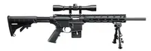 Smith & Wesson M&P15-22 Sport II Optics Ready Compliant Rifle with 4x32mm Scope, Bipod, .22 LR, 10rd Magazine, 16.5" Barrel - Model 13067