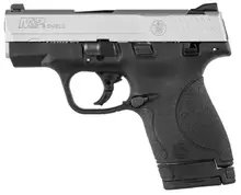 Smith & Wesson M&P9 Shield 13219 9mm Pistol, 3.1" Barrel, Satin Aluminum Slide, Black Polymer Grip, Manual Safety, 7+1 or 8+1 Rounds