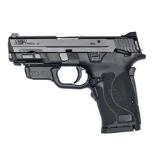 Smith & Wesson M&P Shield EZ M2.0 9mm, 3.68" Barrel, Black Polymer Grip, Manual Safety, 8-Round, with Crimson Trace Red LaserGuard