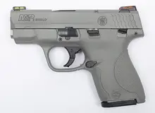 Smith & Wesson M&P 9 Shield Hi-Viz 9mm Gray Cerakote Pistol - 8+1 Rounds - Subcompact