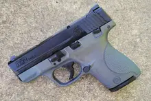 Smith & Wesson M&P 9 Shield 9mm Luger 3.1in Northern Nights Cerakote Compact Pistol - 8+1 Rounds - California Compliant