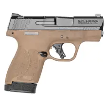 Smith & Wesson M&P9 Shield Plus 9mm 3.1" 13-Round Pistol - Flat Dark Earth/Black