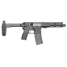 Smith & Wesson M&P15 5.56 NATO/223 REM AR Pistol, 7.5" Barrel, Black, 30+1 Capacity, No Brace, M-LOK Handguard - 13658