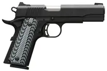 Browning 1911-380 Black Label Pro 380 ACP Pistol with Night Sights, G10 Grip, 4.25in Barrel, 8+1 Rounds