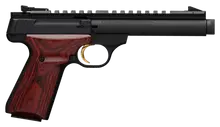 Browning Buck Mark Field Target SR .22 LR 5.5" Threaded Barrel 10-Rounds Pistol with Laminate Cocobolo Grip
