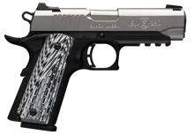 Browning 1911-380 Black Label Pro Compact 380 ACP Stainless Steel Pistol with Night Sights and Accessory Rail