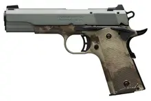 Browning 1911-22 Black Label Speed 22LR 3.63" Gray/A-TACS AU Pistol with Textured Grip - 10+1 Rounds #051874490