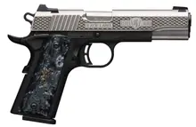Browning 1911-380 High Grade Compact Black Label .380 ACP Stainless Steel Pistol with 3.63" Barrel and Black Pearl Grip