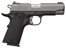 Browning 1911-380 Black Label Pro Tungsten .380 ACP, 4.25" Barrel with Rail, 8RD