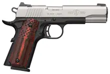 Browning 1911-380 Black Label Pro American Flag 380 ACP Stainless Steel Pistol, 4.25in, 8+1 Rounds - 051977492