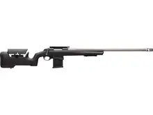 Browning X-Bolt Target Max .308 Win, 26" Stainless Barrel, Bolt Action Rifle with Muzzle Brake and Adjustable Matte Black Stock, 10 Rounds