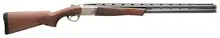 Browning Cynergy CX Feather 12GA 28" Barrel, 3" Chamber, 2-Rounds, Silver Nitride Finish, American Walnut Stock Over/Under Shotgun