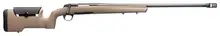 Browning X-Bolt Max Long Range 6.5 PRC, 26" Fluted Heavy Barrel, Flat Dark Earth Adjustable Comb Stock, Recoil Hawg Muzzle Brake, Matte Black Steel Receiver, 3rd Bolt Action Rifle