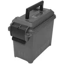 MTM Case-Gard 50 BMG Black Polymer Ammo Box, 20 Round Capacity with Lockable Pre-Cut Foam