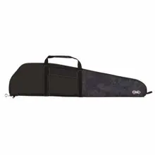 Girls with Guns Allen 46" Lockable Rifle Case, Midnight Black/Shade Blackout Camo, Suitable for Scoped or Non-Scoped Rifles