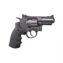 Crosman SNR357 Snub Nose CO2 Powered Dual Ammo .177 BB/Pellet Air Revolver - Matte Black