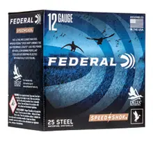 Federal Speed-Shok Waterfowl Steel 12 Gauge 3" #3 Shot 1-1/8 oz 1550 FPS Ammo