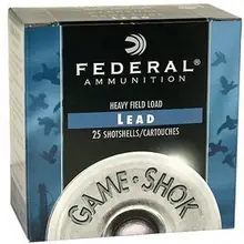 Federal Game-Shok Upland 12 Gauge 2.75" 1oz #8 Shotshell Ammunition, 25 Rounds - H121 8