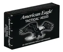 FEDERAL AMERICAN EAGLE 223 REM 55GR FULL METAL JACKET 3240FPS 20RD #AE223J