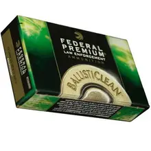 FEDERAL PREMIUM BALLISTICLEAN 9MM LUGER AMMO 50 ROUNDS LEAD FREE FRANGIBLE RHT BULLET 100 GR 1240 FPS