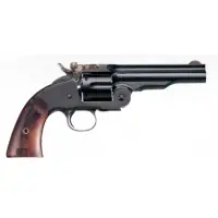 UBERTI 1875 No. 3 Top Break .38 Special, 5" Blue Steel Frame Revolver with Walnut Grip